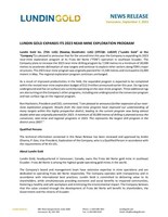 LUNDIN GOLD EXPANDS ITS 2023 NEAR-MINE EXPLORATION PROGRAM (CNW Group/Lundin Gold Inc.)