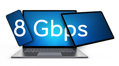 With Canada’s fastest and most advanced Internet technology, Bell is poised to deliver unprecedented download and upload speeds of up to 8 gigabits per second (CNW Group/Bell Canada)