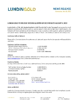 LUNDIN GOLD TO RELEASE SECOND QUARTER OF 2022 RESULTS AUGUST 9, 2022 (CNW Group/Lundin Gold Inc.)