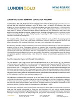 LUNDIN GOLD STARTS NEAR MINE EXPLORATION PROGRAM (CNW Group/Lundin Gold Inc.)