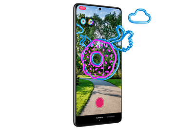 Paint Portal on TikTok powered by Bell 5G (CNW Group/Bell Canada)