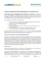 (CNW Group/Lundin Gold Inc.)