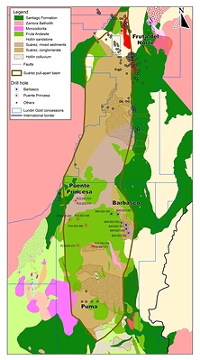 Figure 1: Map of Drill hole locations (CNW Group/Lundin Gold Inc.)