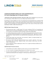 Lundin Gold Reports Strong 2021 Third Quarter Results (CNW Group/Lundin Gold Inc.)
