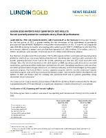 Lundin Gold Reports First Quarter of 2021 Results (CNW Group/Lundin Gold Inc.)