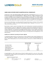 LUNDIN GOLD REPORTS FOURTH QUARTER AND FULL YEAR RESULTS (CNW Group/Lundin Gold Inc.)