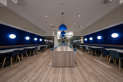 Village zones in Sun Life’s pilot workspace offer areas for socializing or informal collaboration. (CNW Group/Sun Life Financial Canada)
