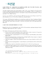 SURGE ENERGY INC. ANNOUNCES 2022 FOURTH QUARTER AND YEAR END FINANCIAL AND OPERATING RESULTS, AND 2022 YEAR END RESERVES (CNW Group/Surge Energy Inc.)