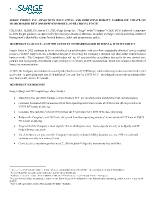 SURGE ENERGY INC. ANNOUNCES 2022 CAPITAL AND OPERATING BUDGET; CORPORATE UPDATE ON SHAREHOLDER RETURNS BUSINESS MODEL; OPERATIONS UPDATE (CNW Group/Surge Energy Inc.)