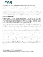 Surge Energy Inc. Announces Third Quarter Financial & Operating Results (CNW Group/Surge Energy Inc.)