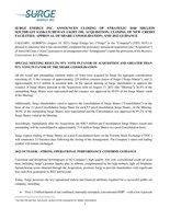 Surge Energy Inc. Announces Closing of Strategic $160 Million Southeast Saskatchewan Light Oil Acquisition; Closing of New Credit Facilities; Approval of Share Consolidation; and 2022 Guidance (CNW Group/Surge Energy Inc.)