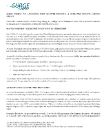 Surge Energy Inc. Announces First Quarter Financial & Operating Results and ESG Update (CNW Group/Surge Energy Inc.)