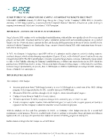 Surge Energy Inc. Announces 2021 Capital and Operating Budget; ESG Update (CNW Group/Surge Energy Inc.)