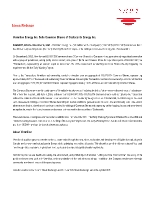 Vermilion Energy Inc. Sells Common Shares of Coelacanth Energy Inc. (CNW Group/Vermilion Energy Inc.)