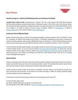 Vermilion Energy Inc. Confirms Q3 2025 Release Date and Conference Call Details (CNW Group/Vermilion Energy Inc.)