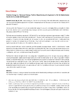 Vermilion Energy Inc. Advances Strategic Portfolio Repositioning with Agreement to Sell its Saskatchewan Assets and Accelerate Debt Repayment (CNW Group/Vermilion Energy Inc.)