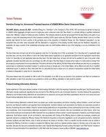 Vermilion Energy Inc. Announces Proposed Issuance of US$400 Million Senior Unsecured Notes (CNW Group/Vermilion Energy Inc.)