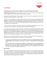 Vermilion Energy Inc. Announces Restart of Wandoo Facility and Provides Operational Update (CNW Group/Vermilion Energy Inc.)