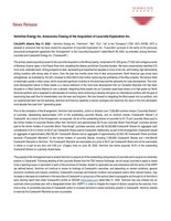Vermilion Energy Inc. Announces Closing of the Acquisition of Leucrotta Exploration Inc. (CNW Group/Vermilion Energy Inc.)