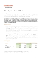 ShaMaran Reports Second Quarter 2025 Results (CNW Group/ShaMaran Petroleum Corp.)