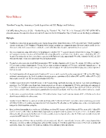 Vermilion Energy Inc. Announces Corrib Acquisition and 2022 Budget and Guidance (CNW Group/Vermilion Energy Inc.)
