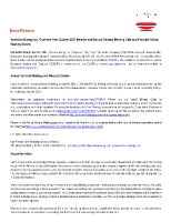 Vermilion Energy Inc. Confirms First Quarter 2021 Release and Annual General Meeting Date and Provides Virtual Meeting Details (CNW Group/Vermilion Energy Inc.)