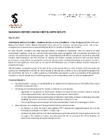 SHAMARAN REPORTS STRONG FIRST QUARTER RESULTS (CNW Group/ShaMaran Petroleum Corp.)