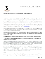 SHAMARAN ANNOUNCES SUCCESSFUL RIGHTS OFFERING DETAILS (CNW Group/ShaMaran Petroleum Corp.)