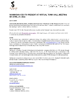 SHAMARAN CEO TO PRESENT AT VIRTUAL TOWN HALL MEETING ON APRIL 27, 2022 (CNW Group/ShaMaran Petroleum Corp.)