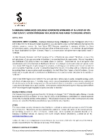 SHAMARAN ANNOUNCES EXCLUSIVE CORPORATE SPONSORSHIP IN A FIRST‐OF‐ITS‐
KIND CLIMATE ACTION PROGRAM IN KURDISTAN AND A RIGHTS OFFERING UPDATE (CNW Group/ShaMaran Petroleum Corp.)
