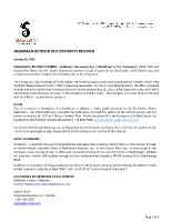SHAMARAN OCTOBER 2021 PAYMENTS RECEIVED (CNW Group/ShaMaran Petroleum Corp.)