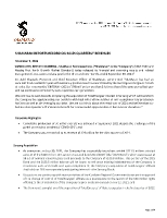 ShaMaran Reports Record Oil Sales Quarterly Revenues (CNW Group/ShaMaran Petroleum Corp.)