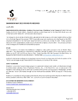 ShaMaran May 2021 Payments Received (CNW Group/ShaMaran Petroleum Corp.)