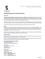 ShaMaran March 2021 Payments Received (CNW Group/ShaMaran Petroleum Corp.)