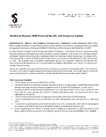 ShaMaran Reports 2020 Financial Results and Corporate Update (CNW Group/ShaMaran Petroleum Corp.)