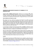 Shamaran Announces Issuance of Summons to Its Bondholders (CNW Group/ShaMaran Petroleum Corp.)