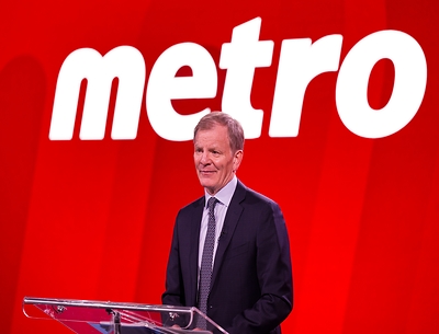 Eric La Flèche, President and CEO, METRO, at the Annual General Meeting of Shareholders, January 30, 2024. (CNW Group/METRO INC.)