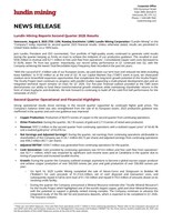 Lundin Mining Reports Second Quarter 2025 Results (CNW Group/Lundin Mining Corporation)