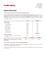 Lundin Mining Announces Annual Meeting Voting Results (CNW Group/Lundin Mining Corporation)