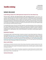 Lundin Mining to Option Ni-Cu-PGM Exploration Properties from Talon Metals Corp. (CNW Group/Lundin Mining Corporation)