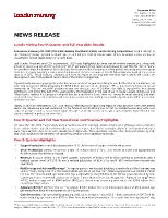 Lundin Mining Fourth Quarter and Full Year 2024 Results (CNW Group/Lundin Mining Corporation)