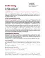 Lundin Mining Pre-Announces Items Impacting the First Quarter 2024 Results (CNW Group/Lundin Mining Corporation)