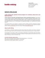 Lundin Mining Files Updated Technical Reports for Candelaria, Neves-Corvo and Eagle Operations (CNW Group/Lundin Mining Corporation)