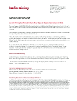 Lundin Mining Confirms Sinkhole Near Ojos del Salado Operations in Chile (CNW Group/Lundin Mining Corporation)