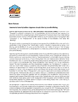 Josemaria Securityholders Approve Acquisition by Lundin Mining (CNW Group/Josemaria Resources Inc.)