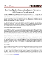 (CNW Group/Pembina Pipeline Corporation)