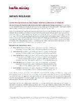 Lundin Mining Announces New Copper-Gold Saúva Discovery at Chapada (CNW Group/Lundin Mining Corporation)