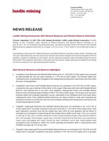 Lundin Mining Announces 2021 Mineral Resource and Mineral Reserve Estimates (CNW Group/Lundin Mining Corporation)