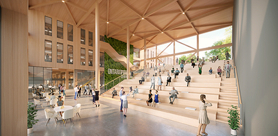 The new Clarington Campus will be ready for occupancy in 2024 (CNW Group/Ontario Power Generation Inc.)