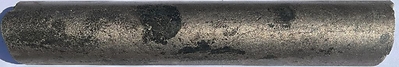 Figure 1: Massive sulphide mineralization in DDH2411T002 at T11 (224.1m to 224.4m downhole). Open along strike and at depth. (CNW Group/Bravo Mining Corp.)